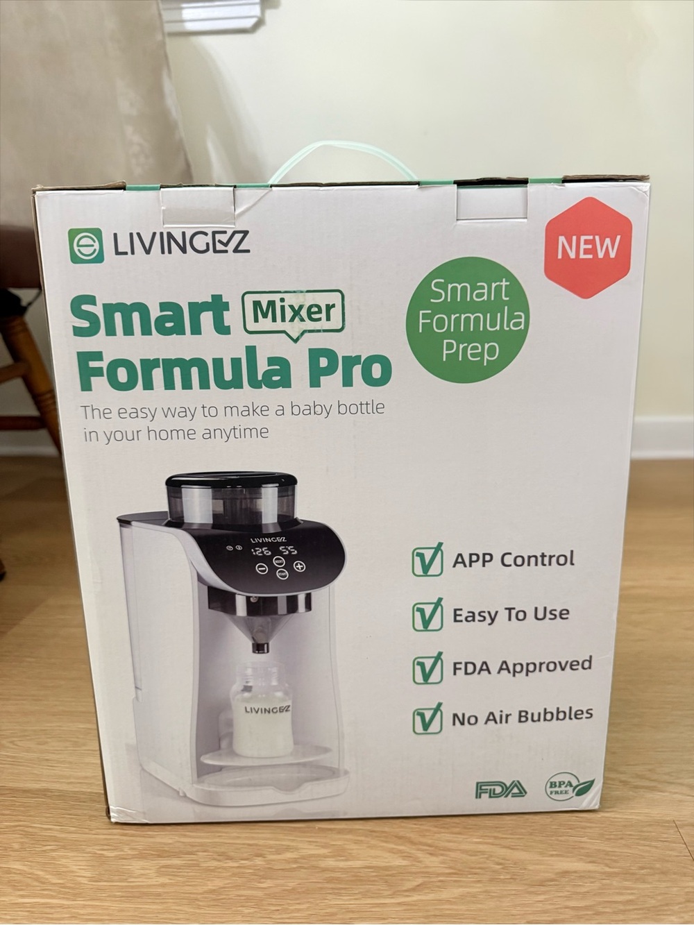 Smart Formula Pro Baby Bottle Mixer - White